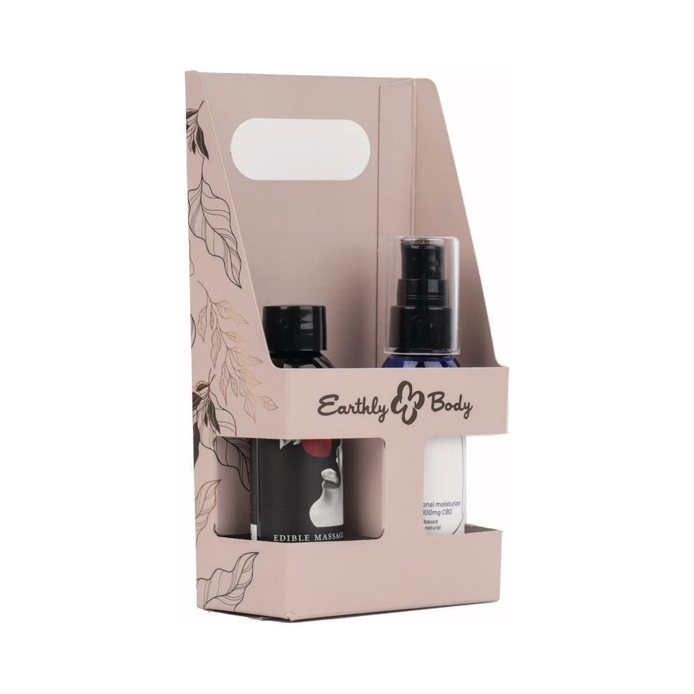 Earthly Body Hemp Seed By Night Better Together CBD & Strawberry Holiday Caddy